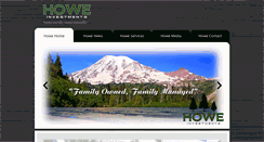 Desktop Screenshot of howeinvestments.com